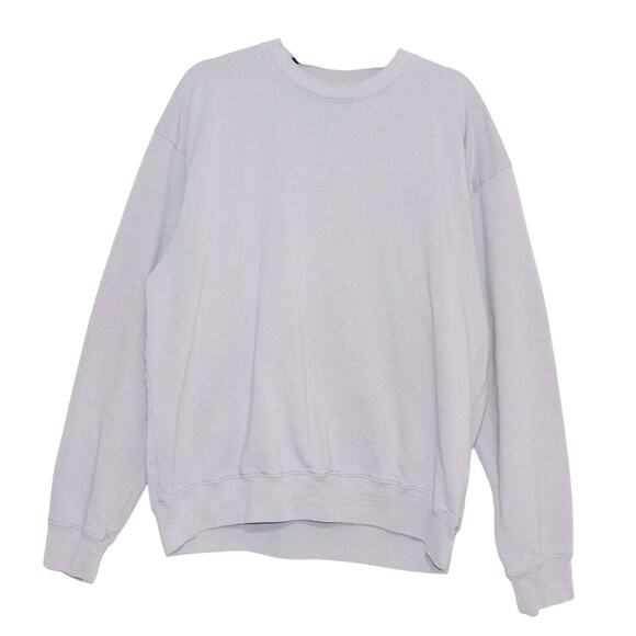 Sporty & Rich Crewneck Sweatshirt in Pale Purple Size Large Made in USA - Picture 2 of 5